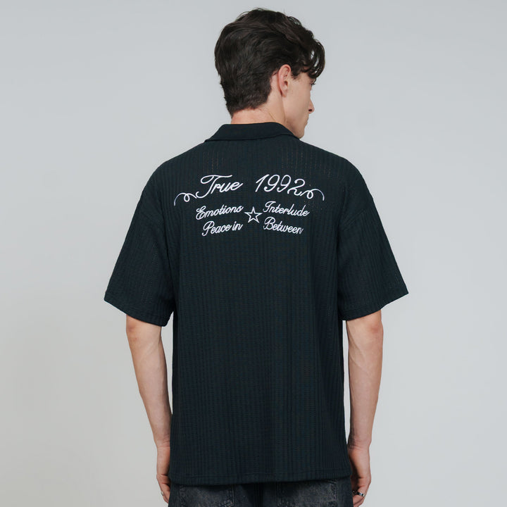 Knit Resort Polo - Black