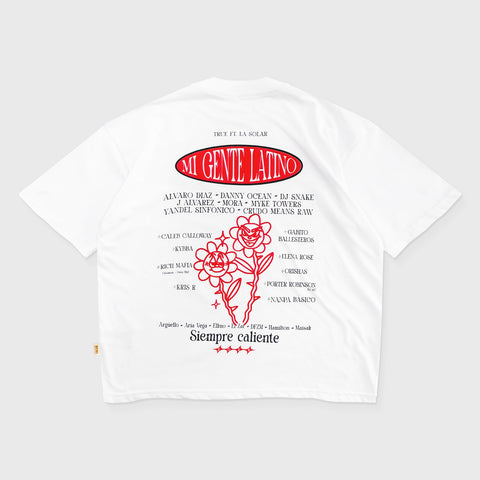 Latino Boxy T-Shirt - White
