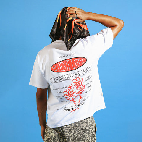 Latino Boxy T-Shirt - White