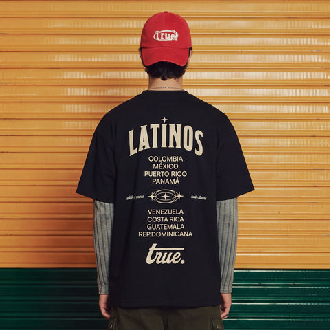 Latinos Oversized T-Shirt - Black