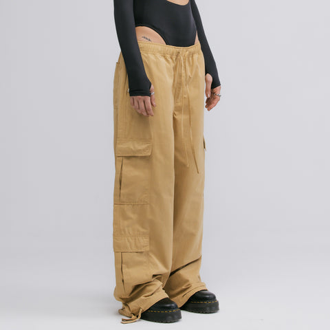Loose Fit Cargo Trousers - Camel
