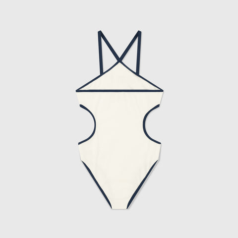 Lounge Cut-Out Bodysuit - Cream