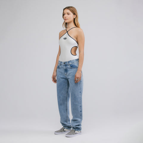 Lounge Cut-Out Bodysuit - Cream