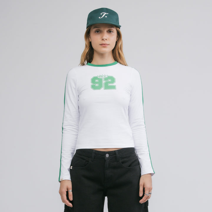 Lounge LS Tee - White