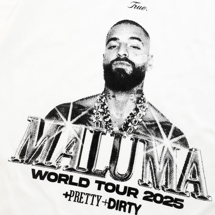 Maluma - Cream Tee - Medallo Face