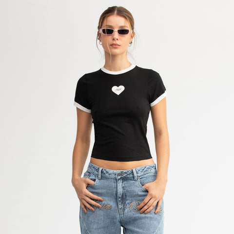 Memories Slim Tee - Black