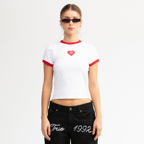 Memories Slim Tee - White