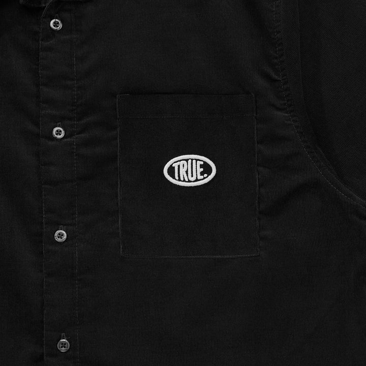 Midnight Corduroy Shirt - Black