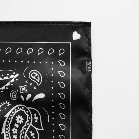 Paisley Bandana - Black