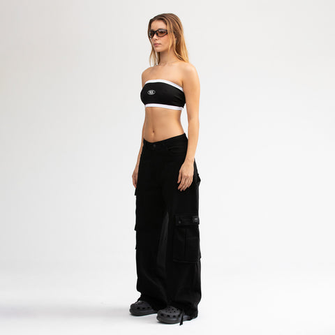 Paraíso Bandeau Top - Black