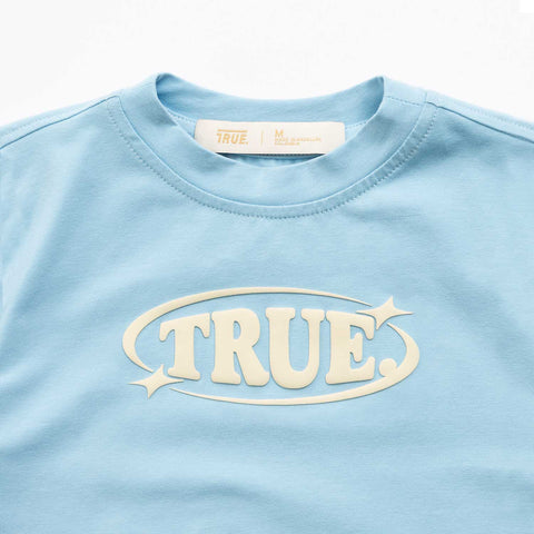 Pastel Fitted Tee - Baby Blue
