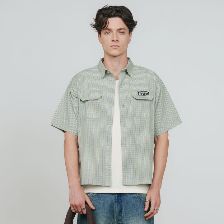 Prelude Button-Up Shirt - Olive Green
