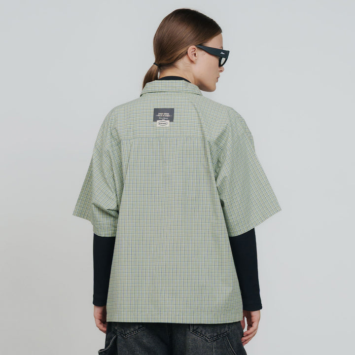Prelude Button-Up Shirt - Olive Green