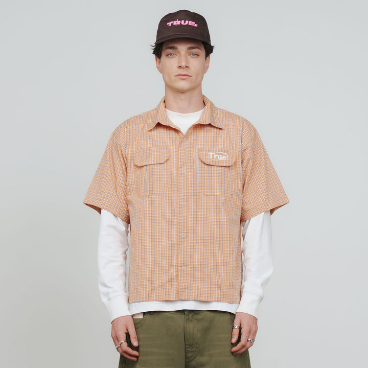 Prelude Button-Up Shirt - Terracota
