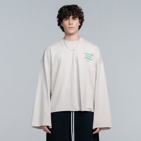 Present Wide Long Sleeve - Greige