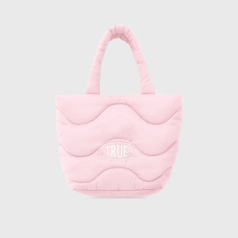 Puffer Shopper Bag - Soft Pink