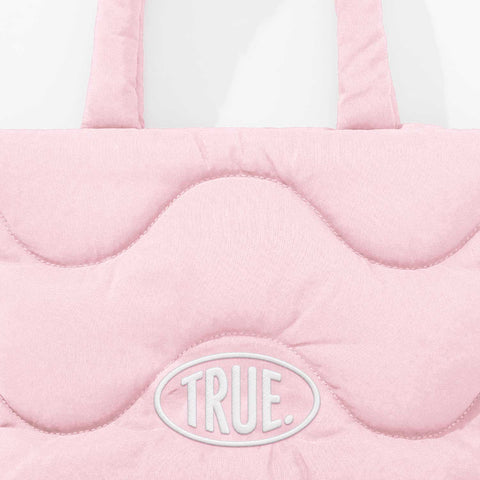 Puffer Shopper Bag - Soft Pink