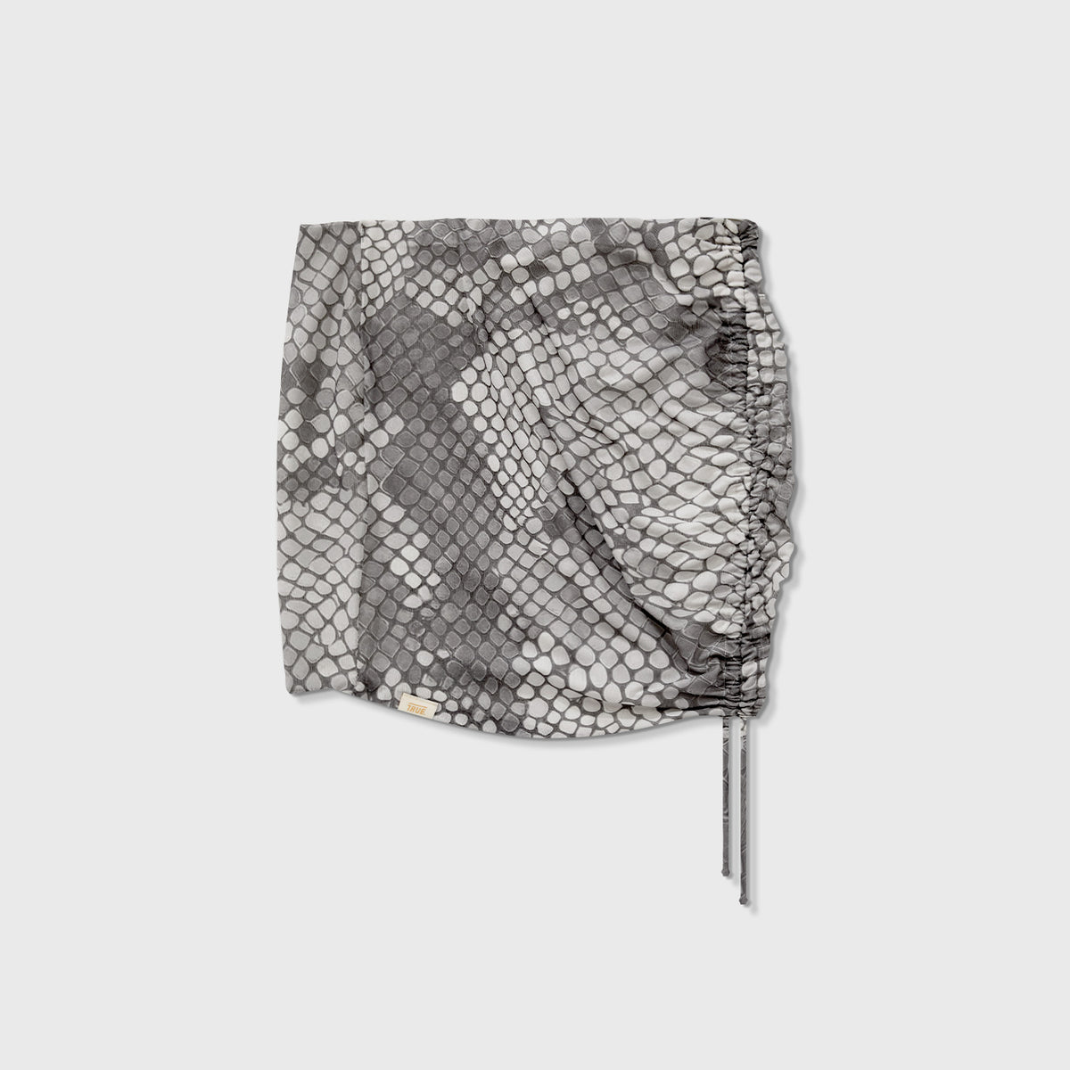 Python Mini Skirt Python Mesh Mini Skirt - Gray