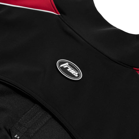 Racing Open Back LS Bodysuit - Black