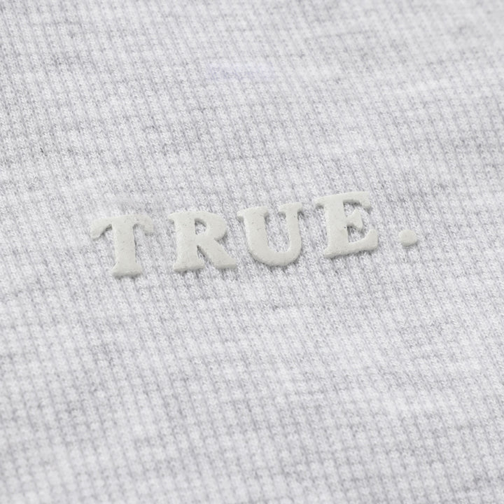 Ribbed Slim Tee - Gray