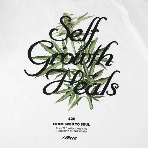 Self Growth Oversized T-Shirt - Cream