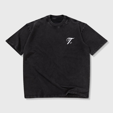 Shadow Oversized T-Shirt - Washed Black
