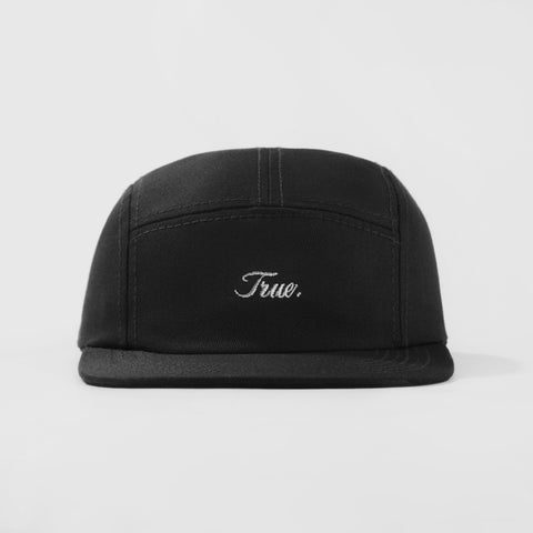 True Signature Five-Panel Cap - Black