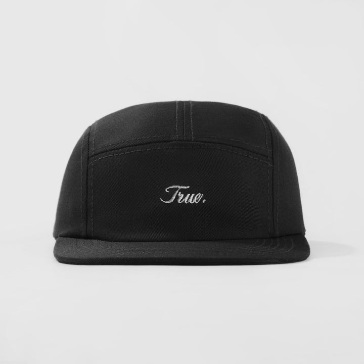 True Signature Five-Panel Cap - Black