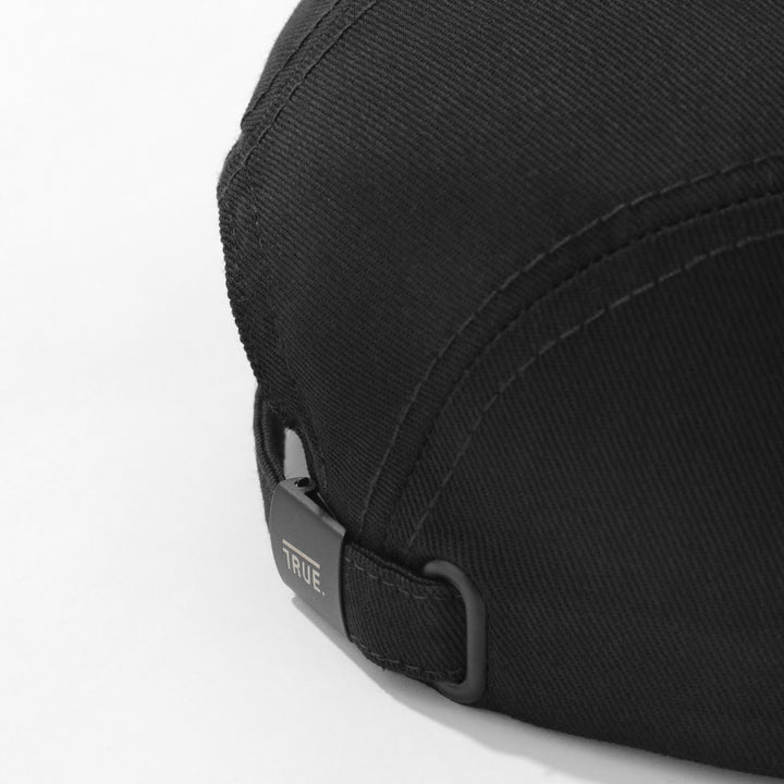 True Signature Five-Panel Cap - Black