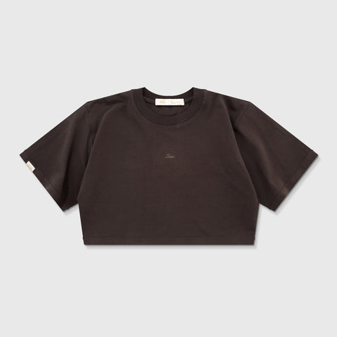 Signature Crop Top - Brown
