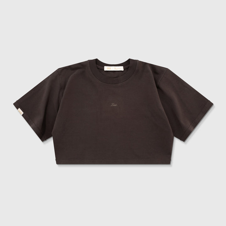 Signature Crop Top - Brown