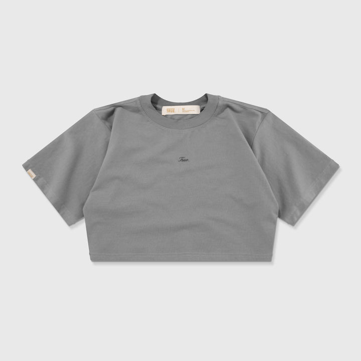 Signature Crop Top - Grey