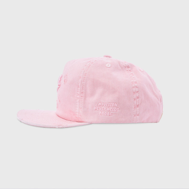Star Washed Golfer Cap - Pink