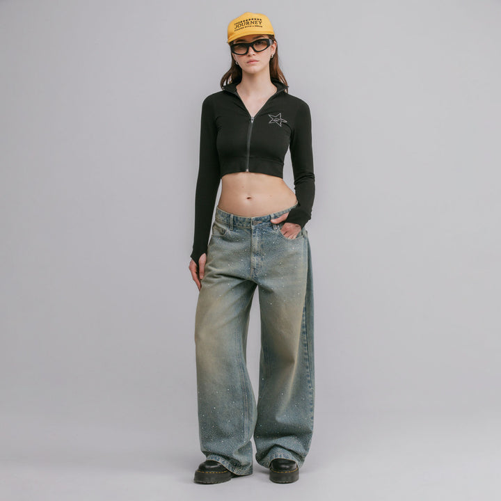 Starry Night Jeans - Blue