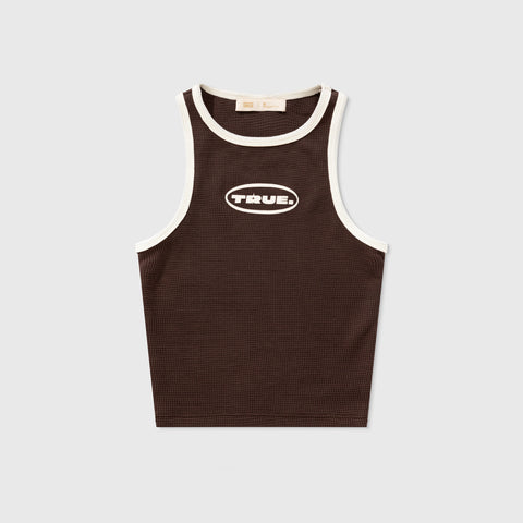 Textured Tank Top - Brown