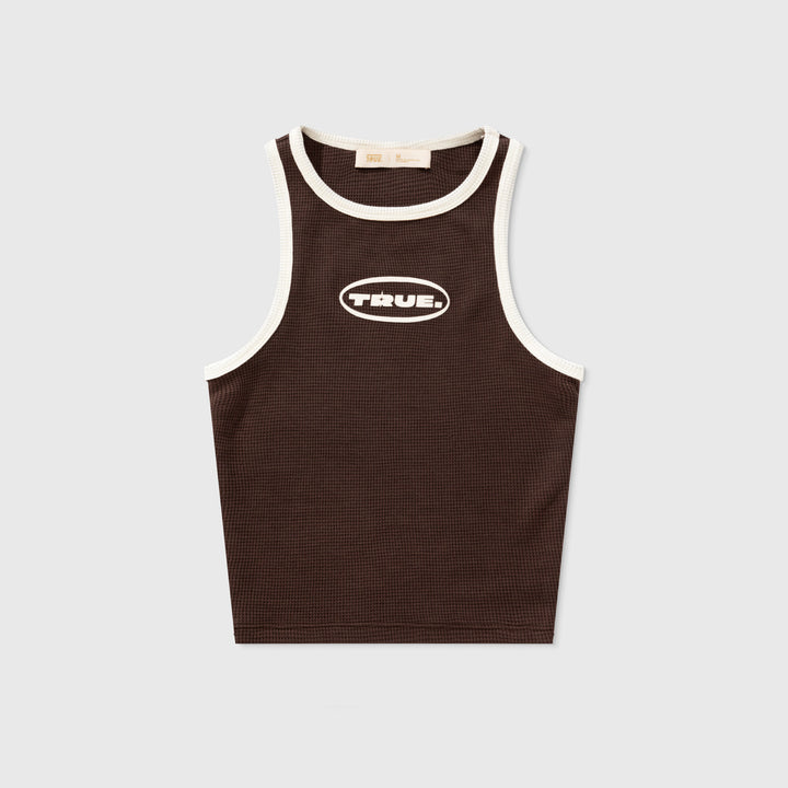 Textured Tank Top - Brown