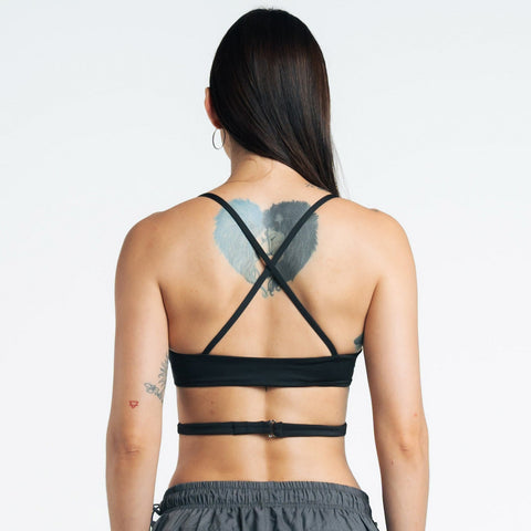 H.E.R. Cross Top - Black
