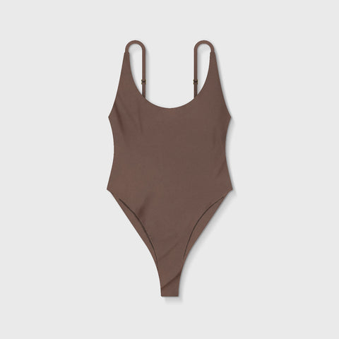 True Signature Bodysuit - Brown