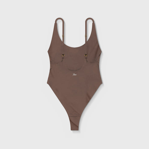 True Signature Bodysuit - Brown