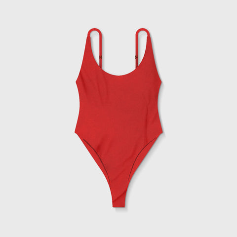 True Signature Bodysuit - Red