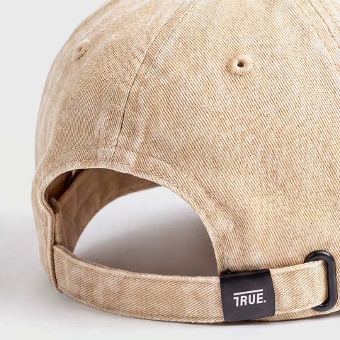 True Stamp Logo Cap - Washed Sand