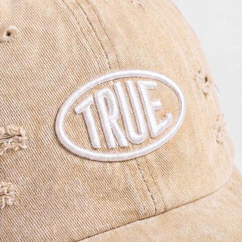 True Stamp Logo Cap - Washed Sand