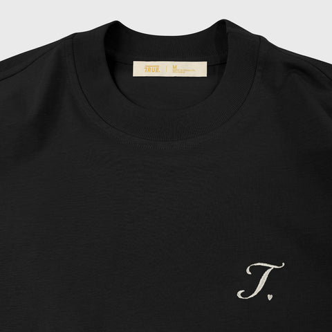 True Way Loose Fit T-Shirt - Black