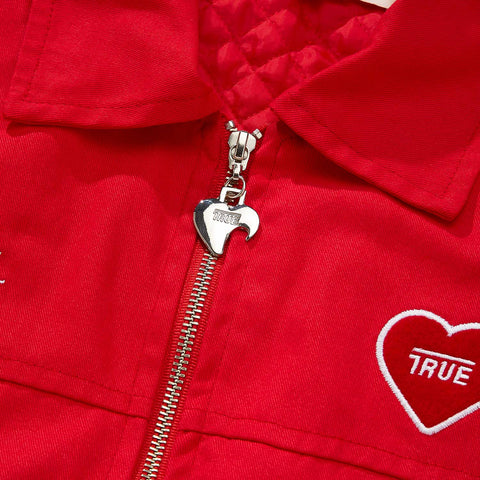 True X Smirnoff Bomber Jacket - Red