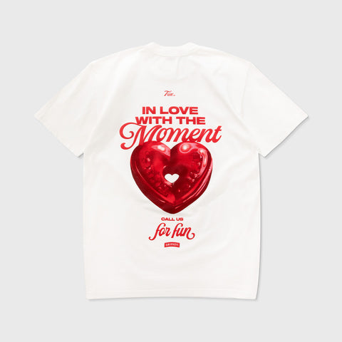 True X Smirnoff Love T-Shirt - Cream