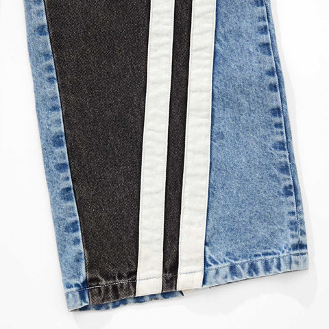 True X Smirnoff Maxi Denim Pants - Blue