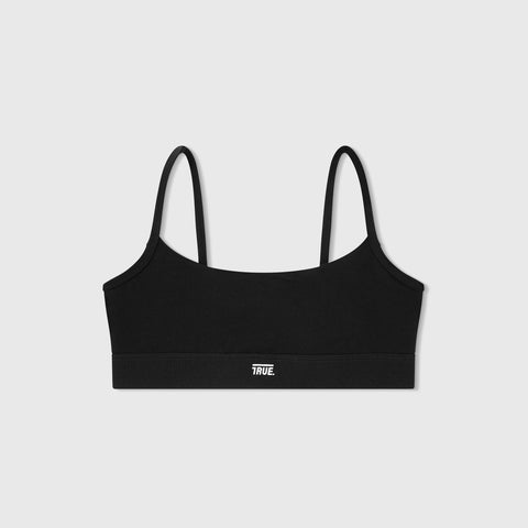 True Cotton Bra - Black