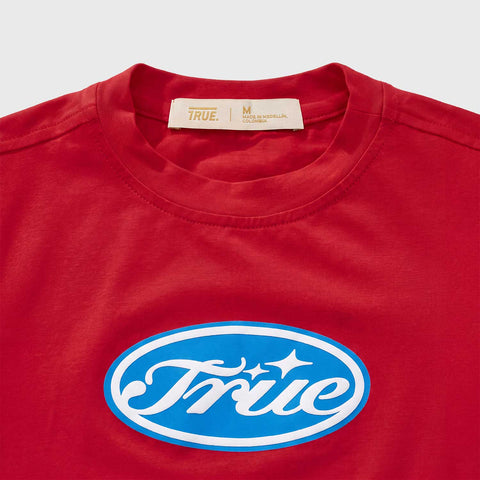 True Stamp Slim Tee - Red