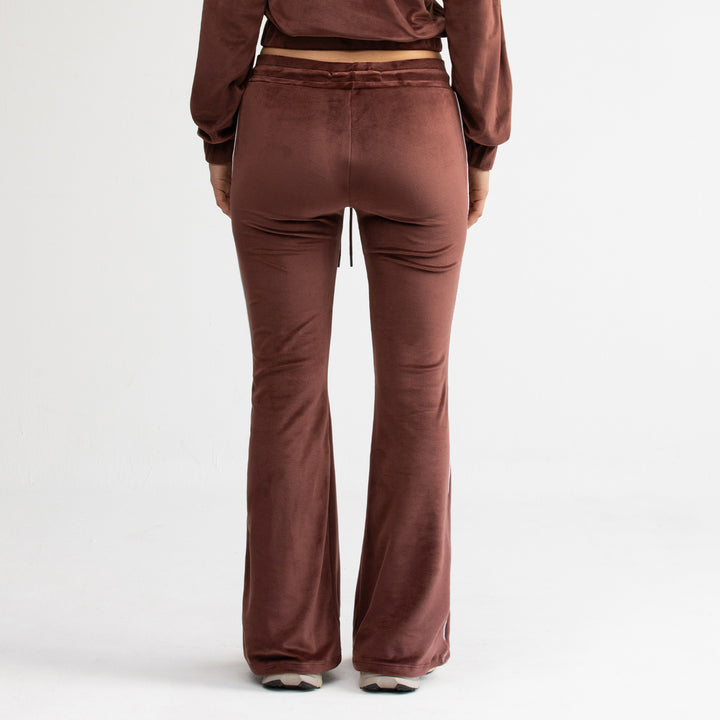 True Velour Track Pants - Brown
