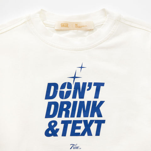 True X Smirnoff Slim Tee - Cream
